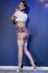 Costume scolaretta sexy 6 pezzi.