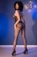 Catsuit ricamata effetto body.