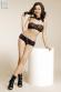 Completo intimo 3 pezzi con ricami e paillettes.
