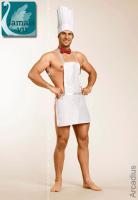 Travestimento cuoco 3 pezzi.