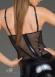 Salopette donna in PVC e tulle.