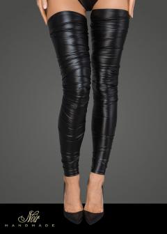 Gambali in ecopelle laccata e powerwetlook.