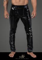 Pantaloni lunghi da uomo in PVC elasticizzato.