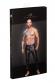 Treggings uomo in Powerwetlook con cintura elastica.