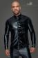 Camicia uomo maniche lunghe in Powerwetlook e PVC.