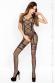Catsuit a rete con disegno.