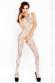 Catsuit rete con ricami.