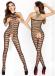 Catsuit stringata con bretelle incrociate.