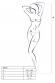 Catsuit disegnato con ampie aperture.