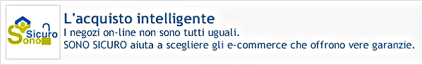 Certificazione SONO SICURO a garanzia del consumatore.